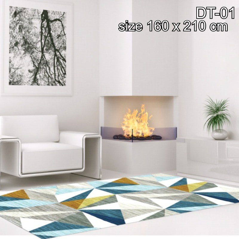 Karpet Lantai Karpet Permadani Karpet Bulu Karpet Kamar Tidur Karpet Ruang Tamu Karpet Modern Minimalis Karpet DT 160Cm X 210Cm