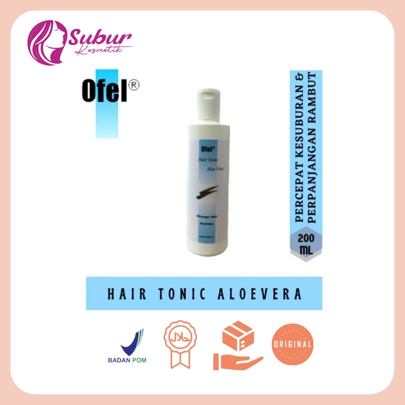 Ofel Hair Tonic Extra Aloevera 200Ml