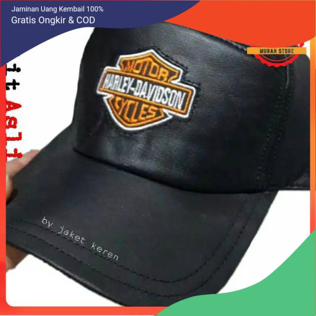 Topi Komando Pria Kulit Asli Topi Pria Kulit domba Asli Model Komando