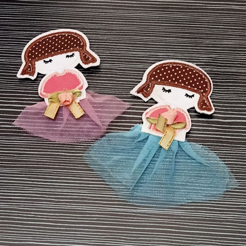 Aplikasi Hiasan Baju kain Boneka