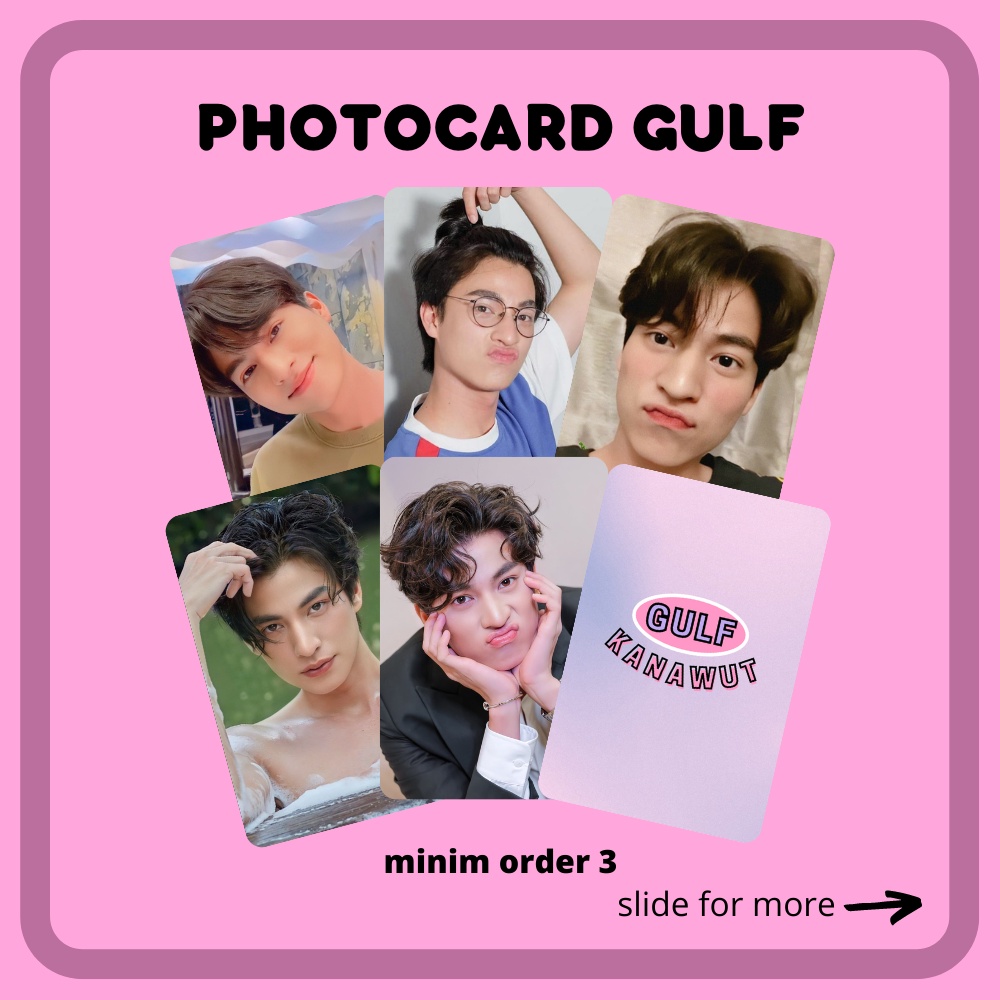 [UNOFFICIAL] PHOTOCARD GULF KANAWUT THARNTYPE THAI ACTOR