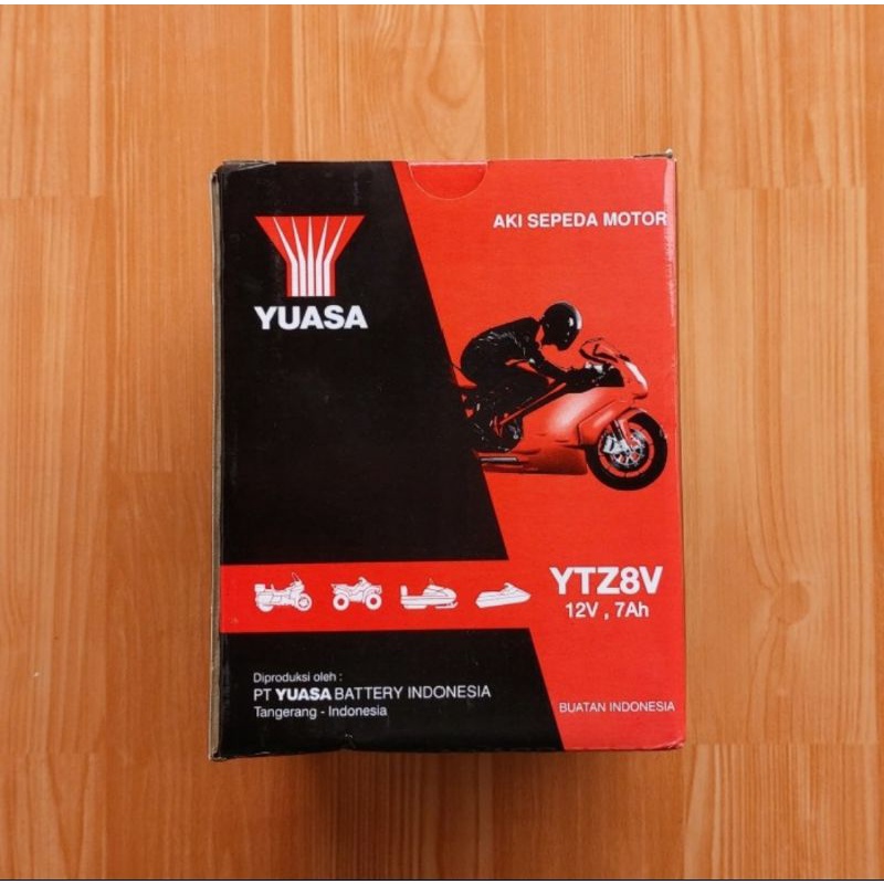 Jual AKI ACCU YUASA YTZ8V ORIGINAL AKI KERING UNTUK MOTOR XMAX X MAX