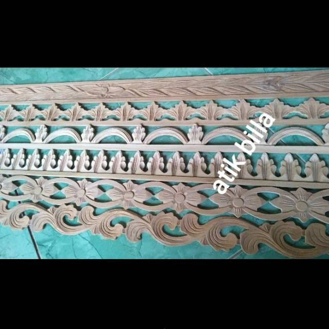 lis ukiran kayu jati isi 6