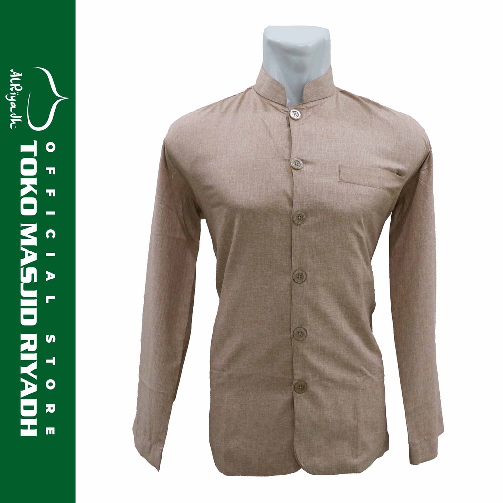 Baju Jas Koko ZAWEEYA Executive Kain Madina Polos Putih Polos Warna