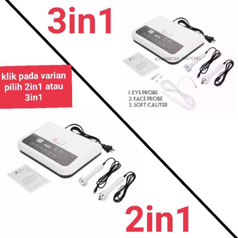 2in1/ 3in1 Soft cauter ultrasound alat detox strika setrika wajah Mata Penghilang Tai Lalat kutil flek tatto BEST SELLER ALAT DETOX