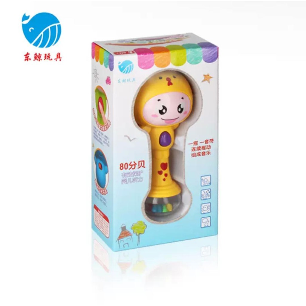 Mainan Bayi Murah Hand Music Shake Toys Tongkat Rattle Mainan Edukasi Anak