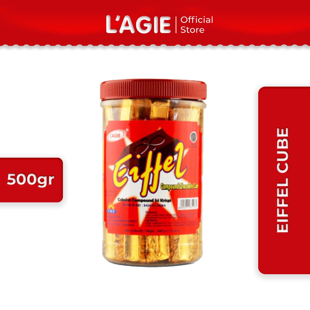 

Lagie Coklat Krispi Eiffel Cube 500gr