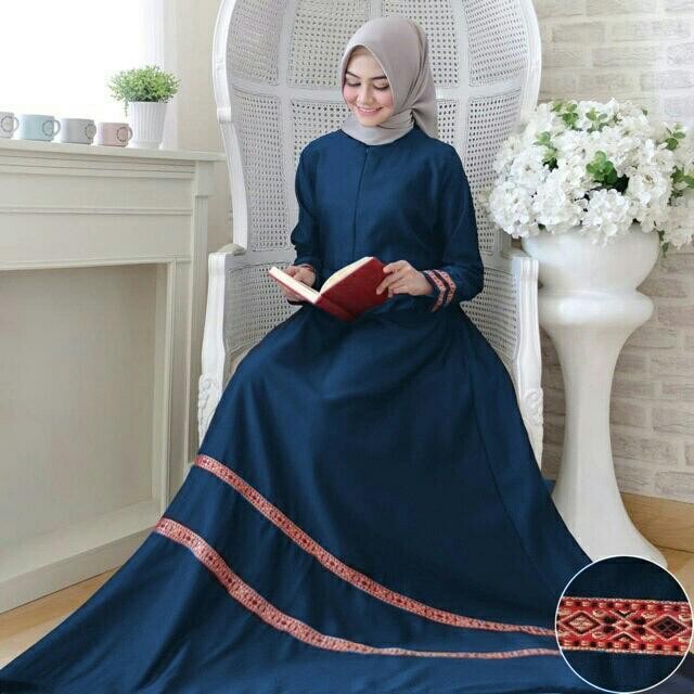 Ready 5 warna FC- MARLINA MAXI (REAL PIC) / gamis wanita murah