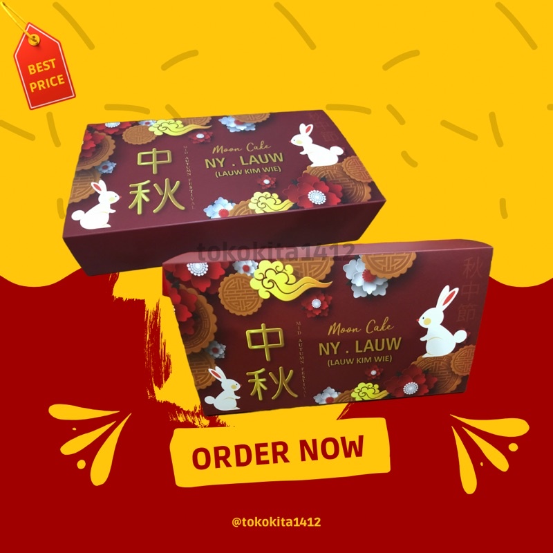 Kue Bulan Ny Lauw Asli Tong Cu Pia Mooncake Phia Kue Roda Halal