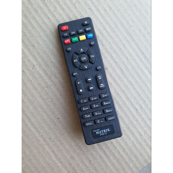 REMOT REMOTE STB DVB T2 SET TOP BOX T2 METRIX APPLE