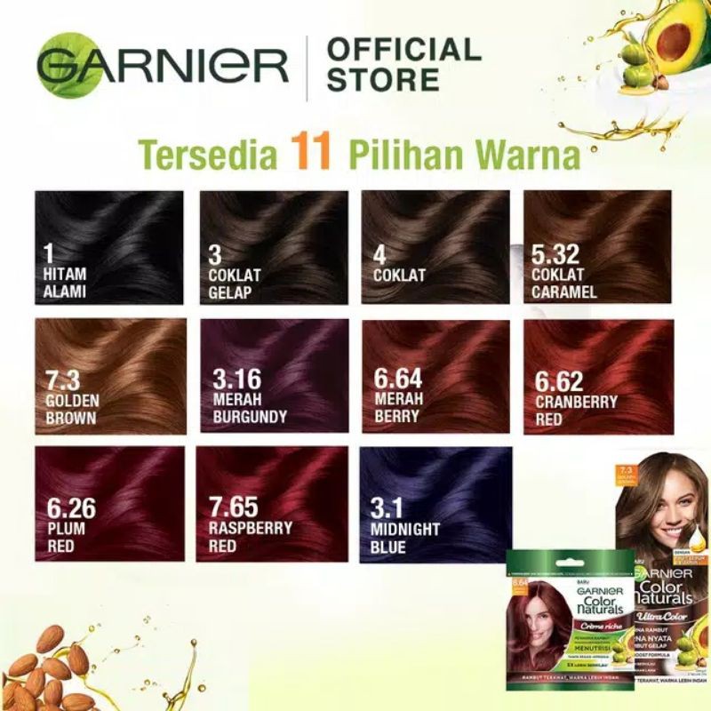 (SACHET) Garnier Color Naturals - Pewarna Rambut