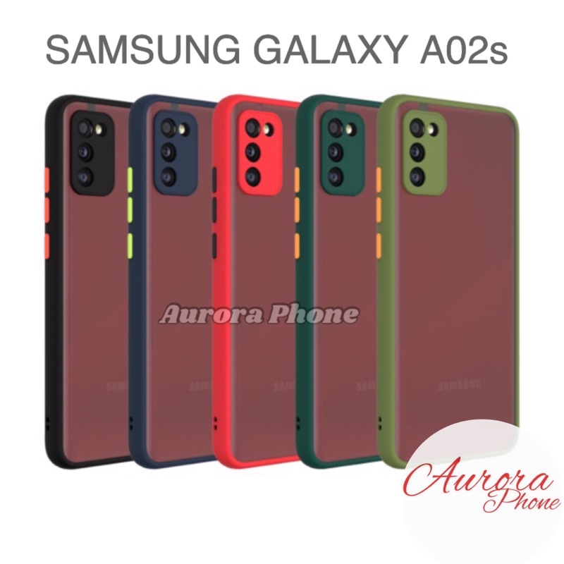 Samsung Galaxy A02s Frosted Camera Protection Casing Samsung A02s/ Soft Case Samsung A02s Frosted / 
