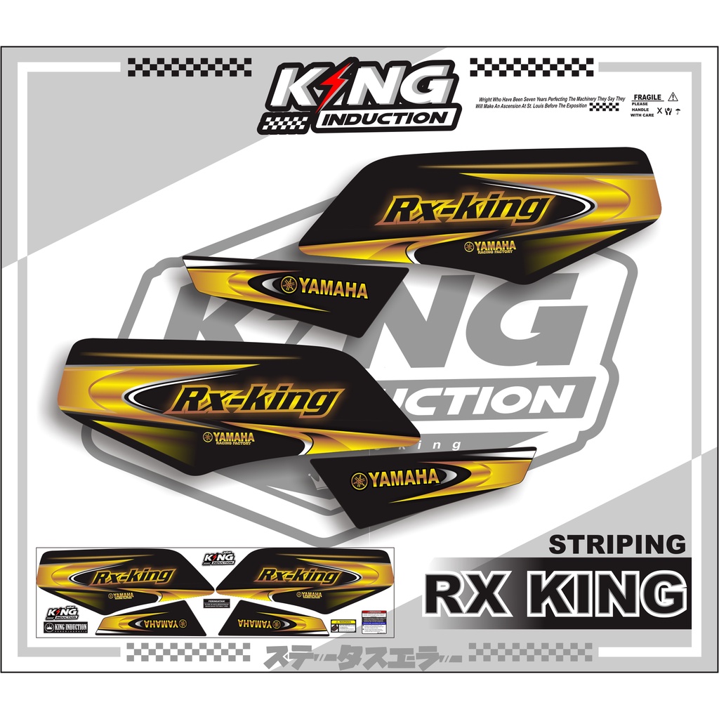 STRIPING RX KING VARIASI - STRIPING RX KING CUSTOM LIST MOTOR