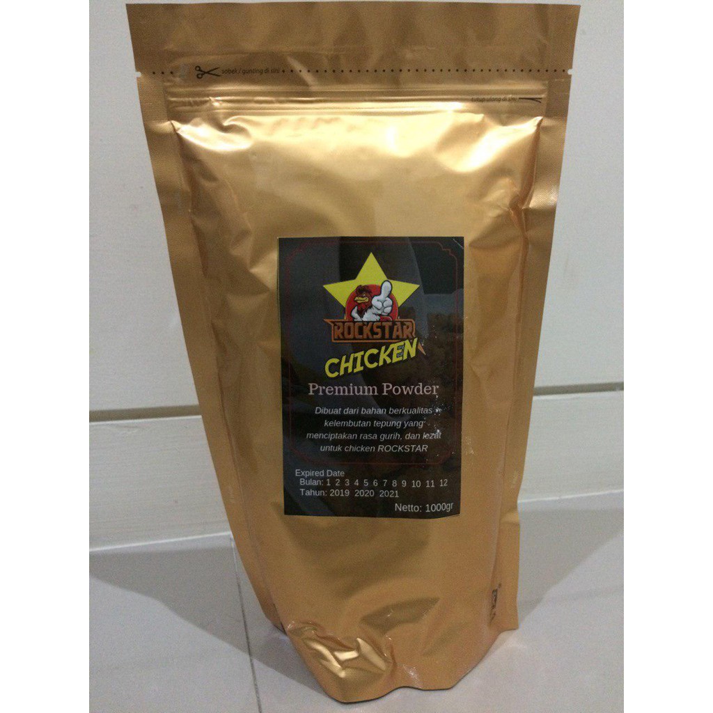 

TEPUNG KRISPI AYAM / JAMUR / TAHU(Kemasan 1kg Alumunium foil)