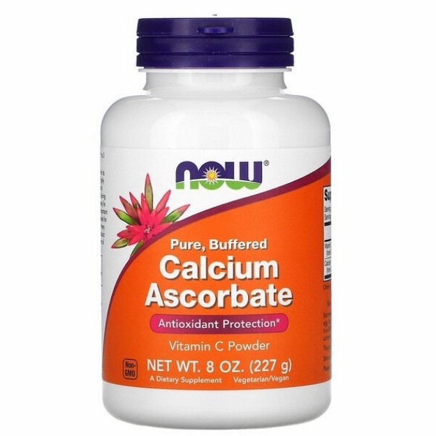 Now Foods Pure Buffered Calcium Ascorbate Vitamin C Powder 227 g