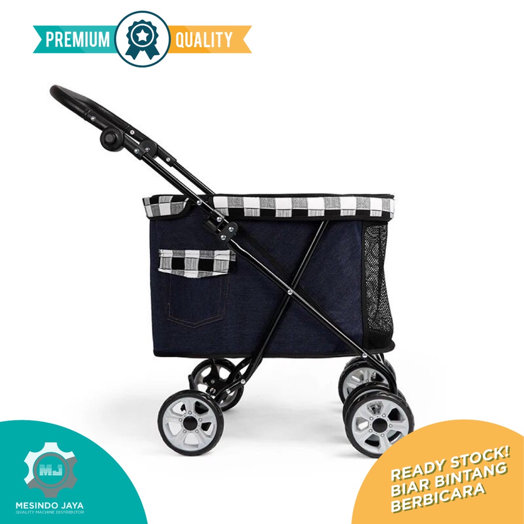 Pet Stroller Anjing Kucing Kereta Dorong Dog Stroller 4 Wheels Folding / Pet Stroller Kereta Dorong Anjing Kucing 4 Wheels Dog Stroller Folding