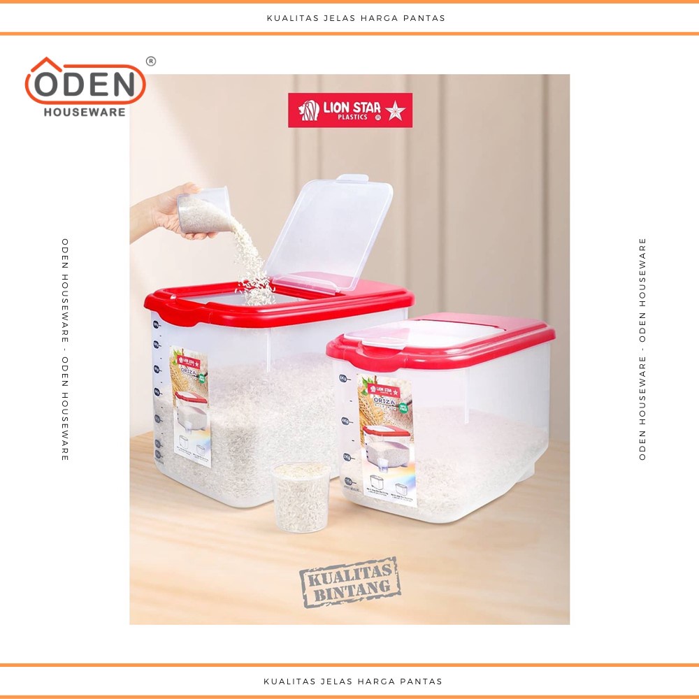 Tempat Beras atau Oriza Rice Box Lion Star