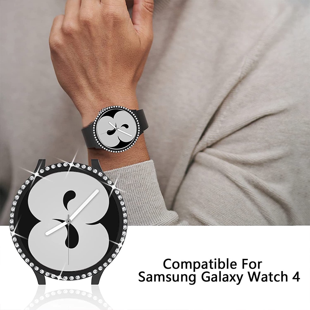 Case Pelindung Layar Full Cover Bumper Shockproof Untuk Samsung Galaxy Watch 4 40MM 44MM