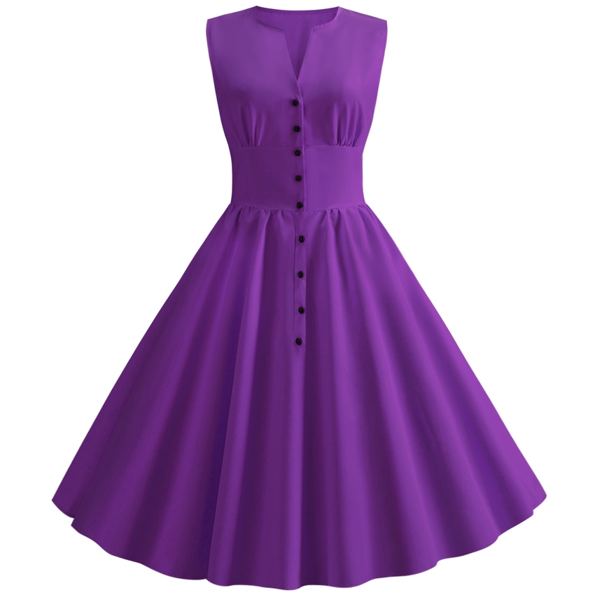 violet casual dress