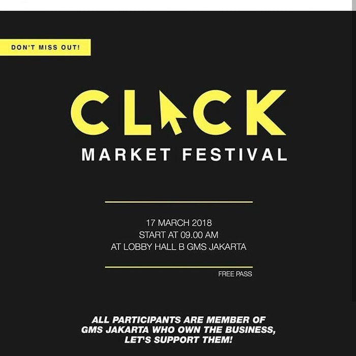 

(TERLARIS) paperbag murah Click Market Festival ( Central Park ) Discount 10%