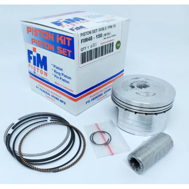 Seher FIM 58,5 pin 15 . Piston Mio ukuran 58,5 pin 15 FIM
