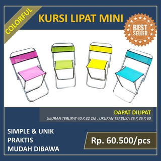  Kursi  Lipat  Mini Praktis Murah Portable Travel Portable 