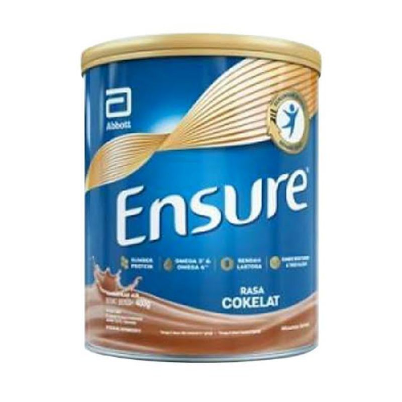 

Ensure Cokelat 400gr/Susu Dewasa/Susu Lansia/Susu Pendukung Nutrisi/Pembentukan Tulang Ensure 400gr