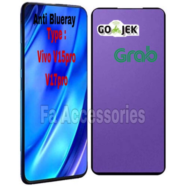 Tempered Glass Bluray Anti Blue Light vivo v15 v15 pro v17 pro 10D 99D Screen Protector