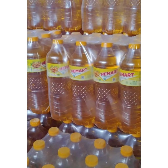 

Minyak goreng hemart botol 1 L. FREE PACKING DUS