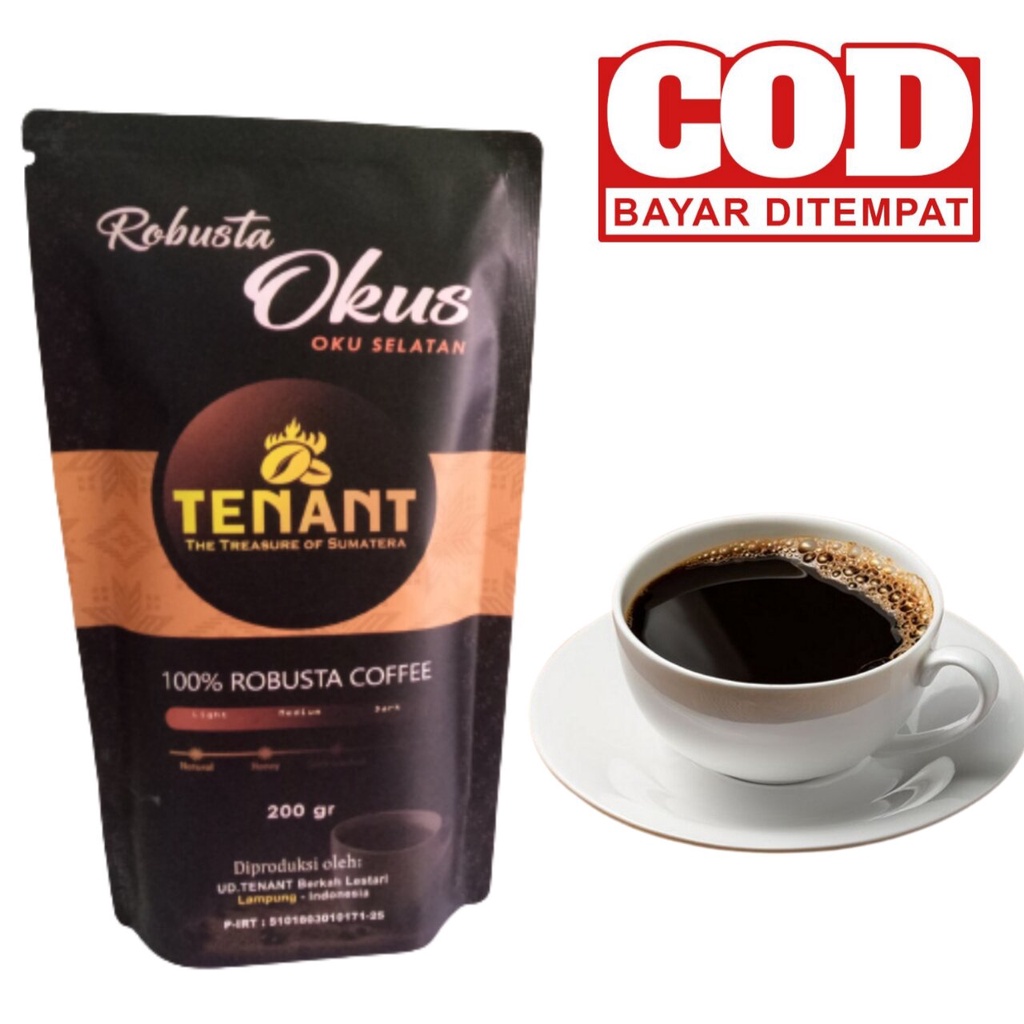 

Kopi Lampung Asli {Robusta Oku Selatan} Tenant Premium Class | Kopi Bubuk Robusta Murni | Kopi Giling Asli 100%