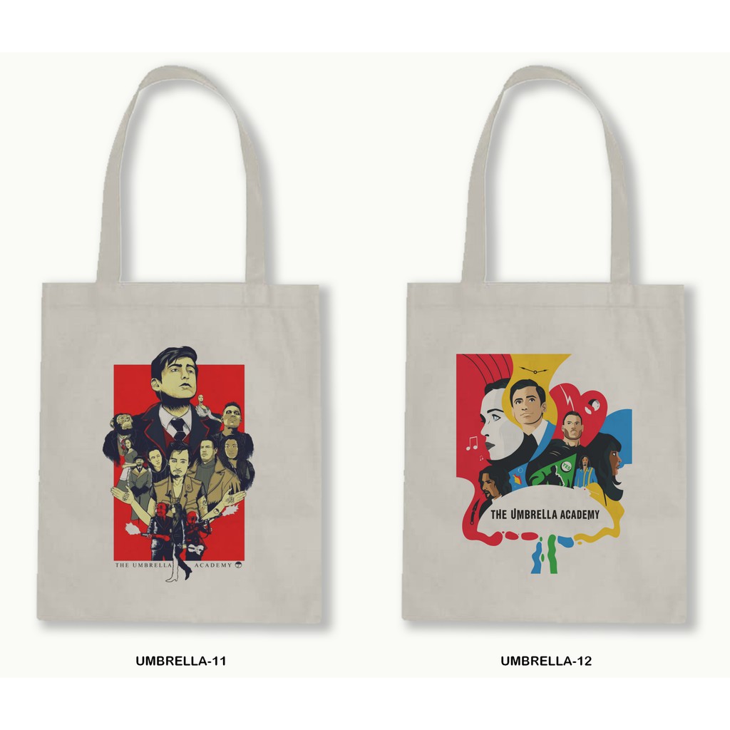 TOTE BAG BLACU 30X40 - THE UMBRELLA ACADEMY-01