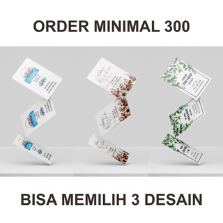 Kartu / Voucher Souvenir | Kartu Pengambilan Makanan | Kartu Ucapan Terimakasih Pernikahan | Wedding Card 043 A