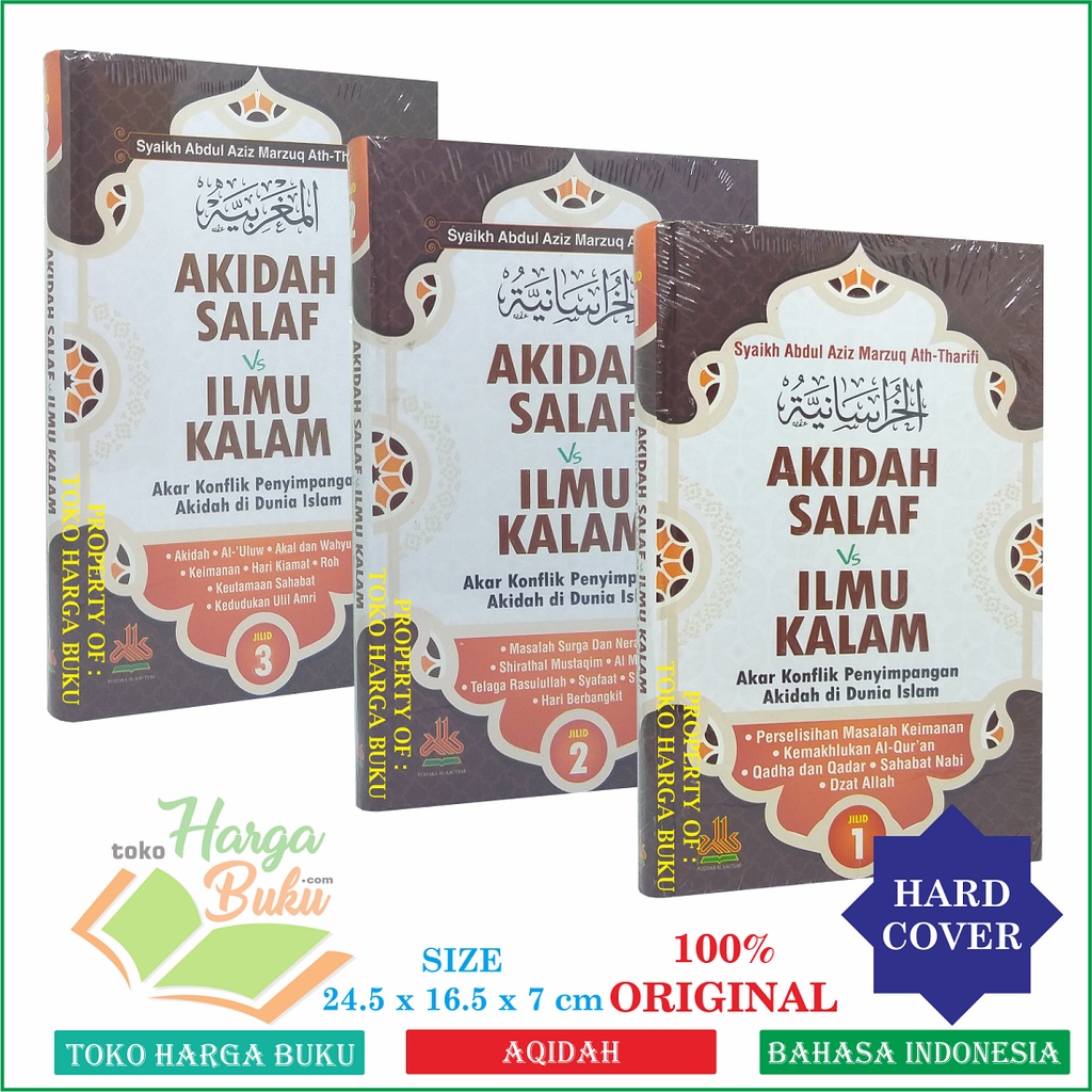 Foto Paket 3 Buku Akidah Salaf VS Ilmu Kalam Akar Konflik Penyimpangan Aqidah di Dunia Islam Syaikh Abdul Aziz Marzuq Ath-Tharifi Penerbit Pustaka Al-Kautsar