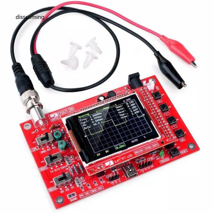 New Osiloskop Oscilloscope Mini Portable Portebel Oskiloskop Dso138 - Tanpa Charger