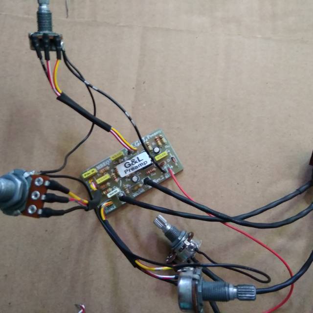 Preamp bass gnl 3band untuk 1pickup