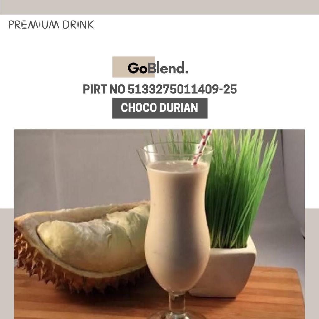 

Bubuk Minuman CHOCO DURIAN 1Kg - Bubuk CHOCO DURIAN 1Kg - CHOCO DURIAN Bubuk 1Kg