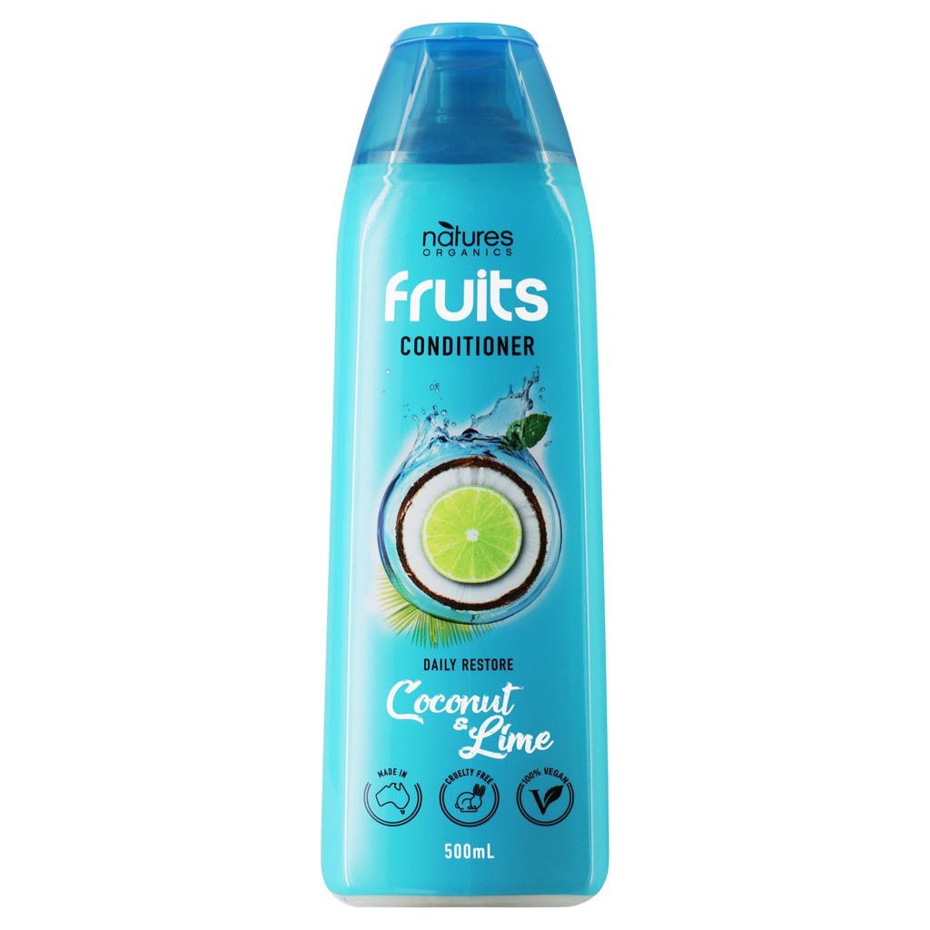 Natures Organics Fruit Conditioner Coconut &amp; Lime 500 ml