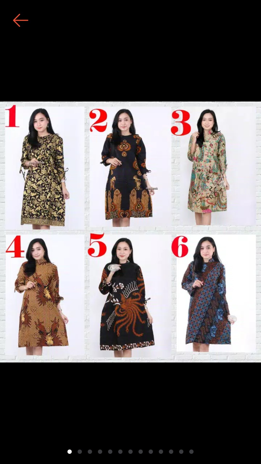 Batik Tunik Terbaru Size M-xl/ Hrb026 Yelbor Navbor