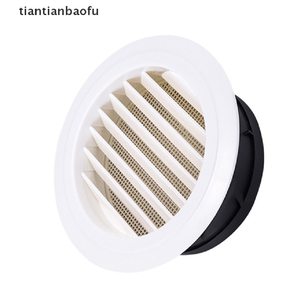 [tiantianbaofu] Exterior Wall Air Vent Grille Plastic Round Air Exhaust Vent Grille Ducting Boutique