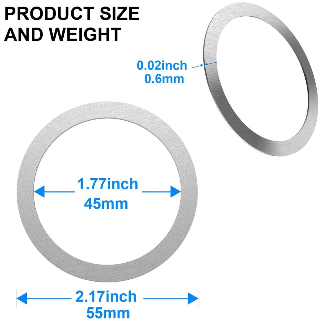 Magsafe Wireless Charging Magnetic Ring Plate iPhone xr / xs / xs max / 11 / 12 / 13 pro max series Metal Rings Wireless Charger