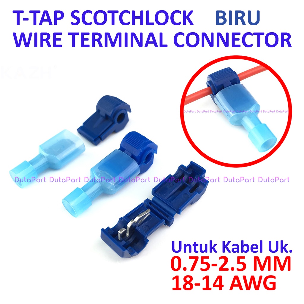 T-TAP ScotchLock Wire Terminal Connector Kabel Jumper Tee Scotch Lock