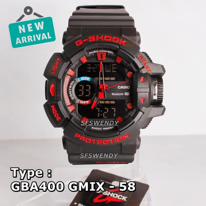 G Shock G-Mix Hitam Army Jam tangan pria & anak anti air smartwatch