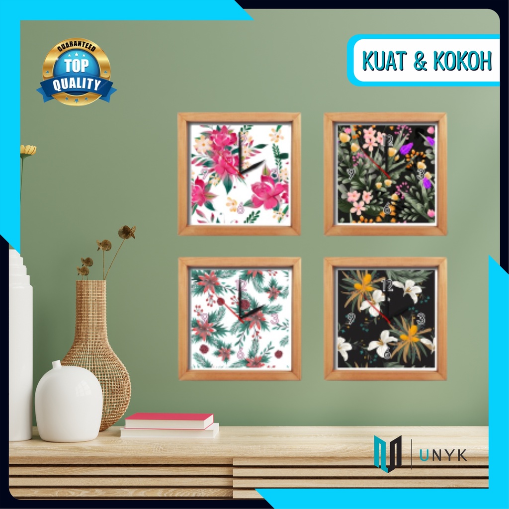 Jual Hiasan Pajangan Jam Dekorasi Bingkai Frame Dinding Rumah Kamar
