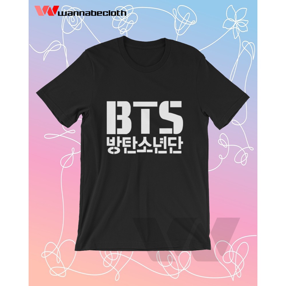 Kaos BTS Baju T-Shirt BTS Logo 2