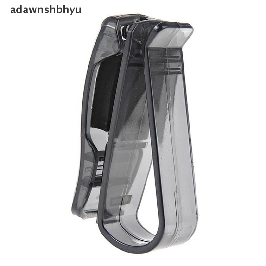 [adawnshbhyu] 1x Fashion Mobil Kendaraan Sun Visor Sunglasses Kacamata Mata Kartu Pen Holder Klip Mobil