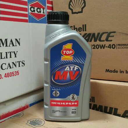 OLI TRANSMISI MOBIL MATIC TOP 1 / TOP1 / TOP ONE ATF MV 1 LITER