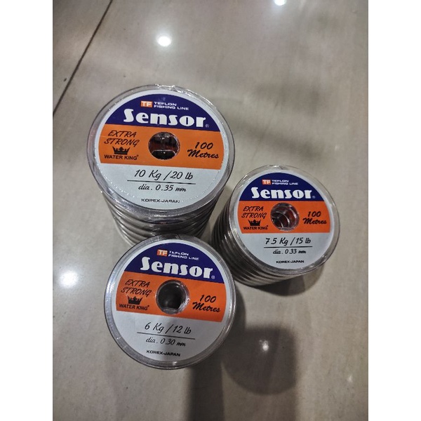 senar pancing water king sensor 100 meter coklat