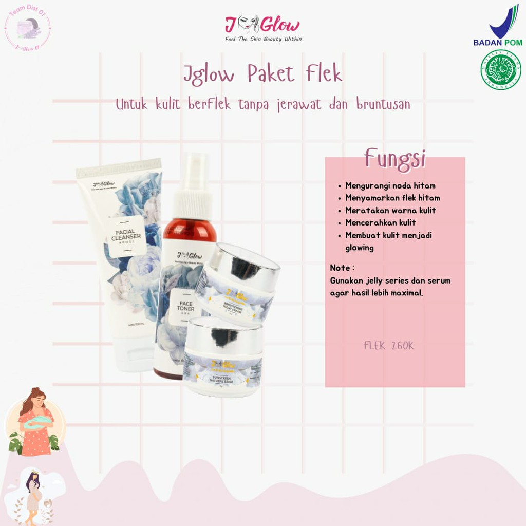 PAKET FLEK SKINCARE JGLOW