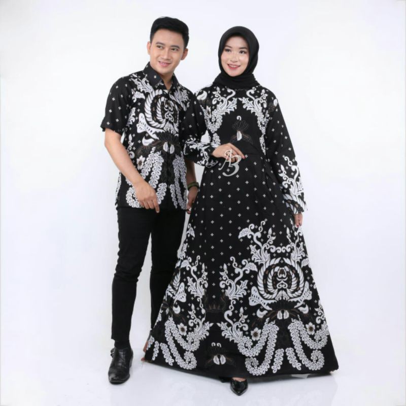 Maura Couple - Sania Ruffle Batik Couple Ori Ndoro Jowi DNT Garansi