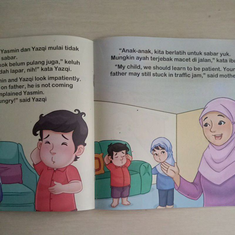 Buku Cerita Anak Muslim Paud Keajaiban SABAR